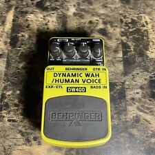 Pedal efetor de voz humano BEHRINGER DW400 Dynamic Wah bom testado comprar usado  Enviando para Brazil