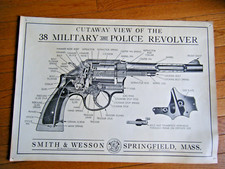 Smith & Wesson Vintage Anos 1960 Cartaz AD Vista Recortada 38 Polícia Militar Revólver comprar usado Smith & Wesson Vintage Anos 1960 Cartaz AD Vista Recortada 38 Polícia Militar Revólver comprar usado  Enviando para Brazil