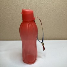 Garrafa de água Tupperware Eco Twist vermelha com alça 500ml flip top comprar usado  Enviando para Brazil