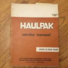 Wabco haulpak service for sale  Sugar Grove