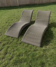 Pair outdoor rattan for sale  LONDON