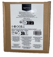 Cabo preto Cat 6 Gigabit Ethernet patch RJ45 1000Mhz cobre 50 pés comprar usado  Enviando para Brazil
