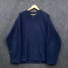 Pulôver masculino vintage Gap 2XL moletom de lã azul marinho gola V em branco comprar usado  Enviando para Brazil