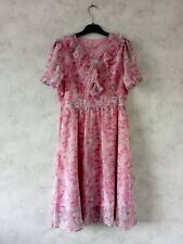 Robe fleurs roses d'occasion  Yzeures-sur-Creuse