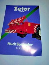 Zetor muck spreader for sale  THORNTON-CLEVELEYS