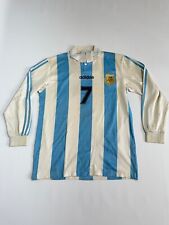 camiseta fútbol SELECCIÓN ARGENTINA home ADIDAS 1994 #7 caniggia Ts (8/10) segunda mano  Argentina 