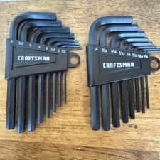 Conjuntos de chaves Craftsman 16 peças SAE e métricas Allen/Hex, usado comprar usado  Enviando para Brazil