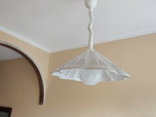 Lampadario ceramica bianco usato  Matelica