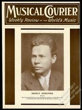 1934 Bruce Simonds foto pianista correio musical capa moldura comprar usado  Enviando para Brazil