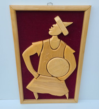 Vtg carved wood for sale  West Palm Beach