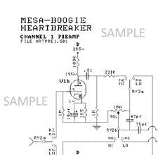 MESA BOOGIE HEARTBREAKER tubo amplificador de guitarra diagrama de circuito esquemático PDF comprar usado  Enviando para Brazil