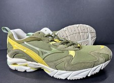 Tênis Mizuno Wave Rider 10 Premium verde oliva amarelo cedro drab masculino tamanho 9 comprar usado  Enviando para Brazil