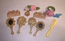 Barbie Princesa y el Mendigo Cepillo, Espejo, Peine y Perfume 2 Juegos segunda mano  Embacar hacia Mexico