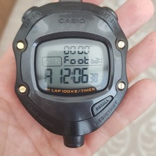 Usado, Cronômetro Casio HS-80TW Lap Split Timer 2 Memórias 5 Bar Resistência à Água  comprar usado  Enviando para Brazil