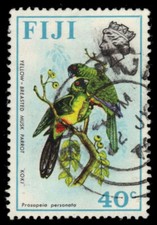 Fiji 317a pappagallo usato  Spedire a Italy