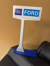 Placa de carro modelo promocional vintage Ford concessionária miniatura vendedor mesa comprar usado  Enviando para Brazil