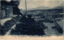 CPA ESPANHA San Sebastian - Baterias del Castillo de la Mota (282703) comprar usado  Enviando para Brazil