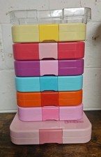 Lancheiras Yumbox Kids Hardcase, bandeja removível, escola, pré-escola, conjunto de 7 comprar usado  Enviando para Brazil