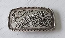 Fivela de cinto Jack Daniel's Old No 7 marca Tennessee grão de uísque 2005 prata comprar usado  Enviando para Brazil