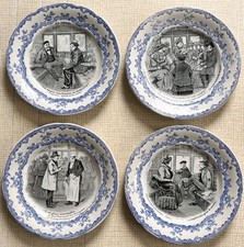 Assiettes parlantes faience d'occasion  Royan