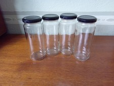 Tall glass jars for sale  WAKEFIELD