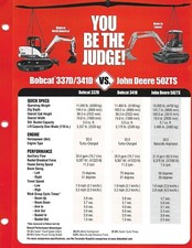 Equipment brochure bobcat d'occasion  Expédié en Belgium