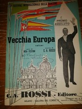 Rossi autografo originale usato  Genova