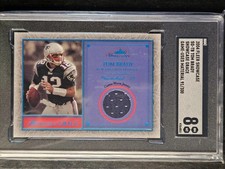 2004 Fleer Showcase Tom Brady Showcase Grace Jogo Usado Material 091/300 comprar usado  Enviando para Brazil