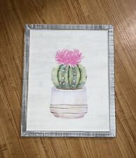 Framed cactus pink for sale  Verona