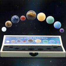 1 conjunto de pedras preciosas de cristal natural pedra mineral nove planetas ornamentos de mesa comprar usado  Enviando para Brazil