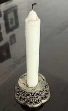 Silberner kerzenständer kerze gebraucht kaufen  Langquaid