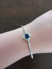 Braccialetto argento blu usato Braccialetto argento blu usato  Castel San Giovanni