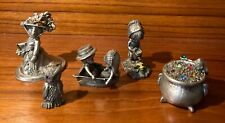 Five pewter figurines for sale  Lead