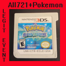Pokemon Alpha Sapphire Carregado com Todos os 721 Eventos Brilhantes e 120+ Legítimos {Novo Item} comprar usado  Enviando para Brazil
