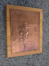 Handgetriebenes kupferrelief d gebraucht kaufen  Hamburg