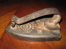 Antiga ferramenta manual de ferro fundido Chambon França francesa de ferro liso triste com alça comprar usado  Enviando para Brazil