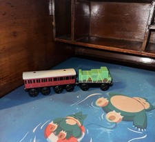 Thomas & Friends Trem de Madeira - Treinador Duque e Duquesa + Móveis de Carro (LEIA) comprar usado  Enviando para Brazil