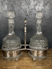 Vintage double decanter for sale  STAFFORD