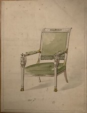 Dessin original ancien d'occasion  Saint-Maur-des-Fossés