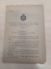 Decreto regno italia usato  Casandrino