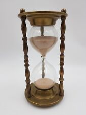 Vintage brass hourglass for sale  HUDDERSFIELD