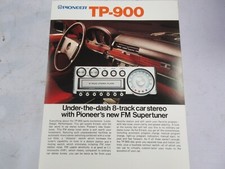 Pioneer KP-500 Carro Vintage 8 Pistas Catálogo Original / Folheto Japão Impresso comprar usado  Enviando para Brazil