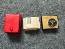 Mini despertador suíço 17 joias vintage mecânico corda viagem, usado comprar usado Mini despertador suíço 17 joias vintage mecânico corda viagem, usado comprar usado  Enviando para Brazil