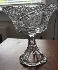 Compota de vidro cortada, 6" de altura comprar usado  Enviando para Brazil