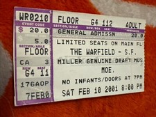 Moe concert warfield for sale  New York