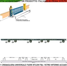 Cremagliera cancello scorrevol usato  Roma