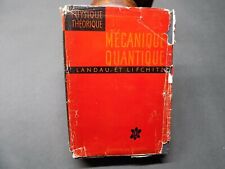 Mécanique quantique théorie d'occasion  Poitiers