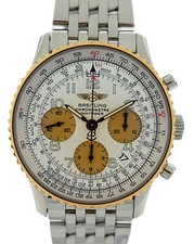 Breitling 42mm Navitimer relógio cronógrafo automático masculino dois tons B+P! Ref: D23322! comprar usado  Enviando para Brazil