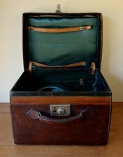 Antique large leather for sale  BATH