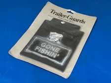 NOS Conjunto de Reboque de Barco Vintage GONE FISHIN 6" x 8" Abas de Lama Protetor contra Resping PAR comprar usado  Enviando para Brazil